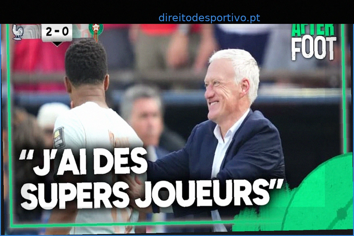 França 2-0 Marrocos: Deschamps elogia nível da equipa, mas pede foco de todos