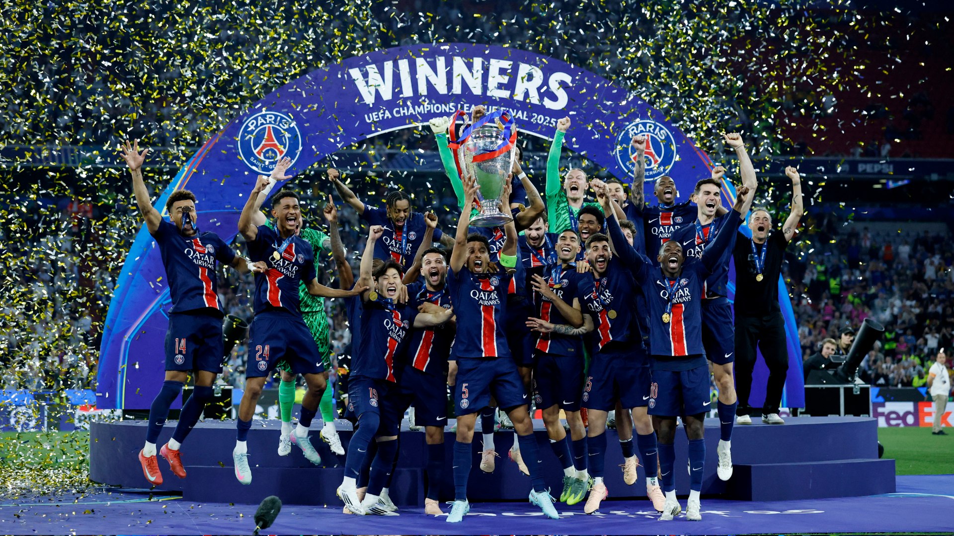 Preview Avaliações dos jogadores do PSG na final da Liga dos Campeões: Doué e Dembélé em destaque