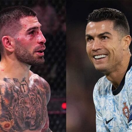 Topuria fala sobre desentendimento com Ronaldo e o gesto inesperado do craque português