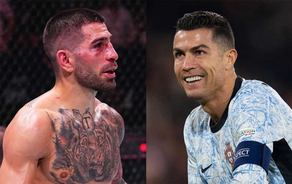Preview Topuria fala sobre desentendimento com Ronaldo e o gesto inesperado do craque português