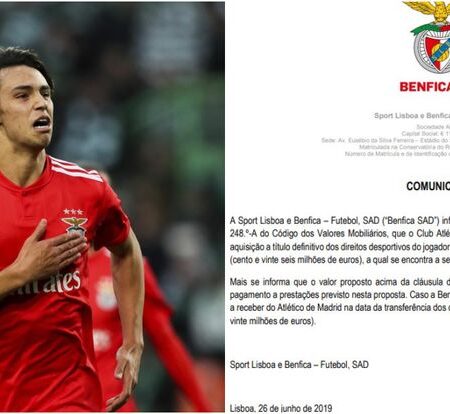 Benfica avança com proposta por João Félix