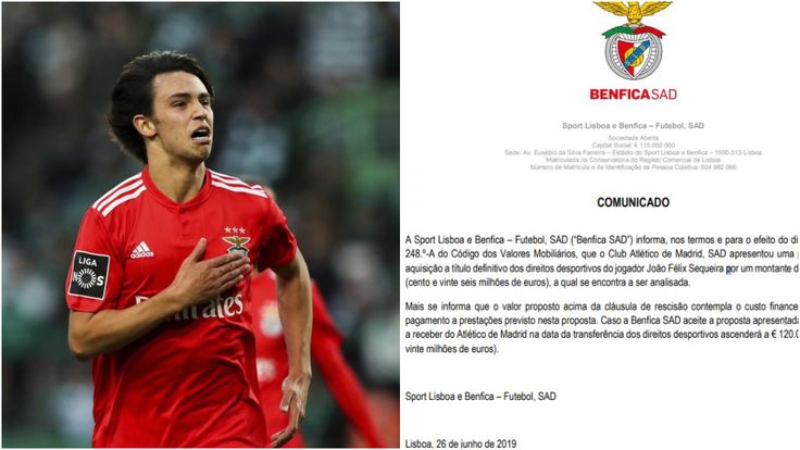 Preview Benfica avança com proposta por João Félix