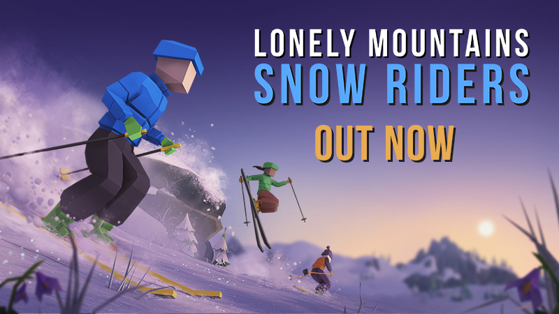 Preview Lonely Mountains: Snow Riders Recebe Novos Modos de Jogo