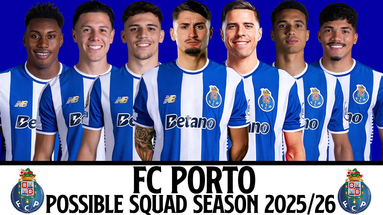 Preview FC Porto: Numeração Oficial do Plantel para 2025/26